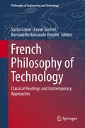 Cover: French Philosophy of Technology - Springer