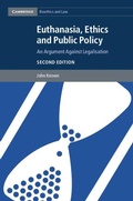 Cover: Euthanasia, Ethics and Public Policy - Cambridge University Press