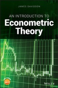 Cover: An Introduction to Econometric Theory - Wiley-ISTE