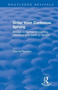 Cover: Order from Confusion Sprung - Routledge