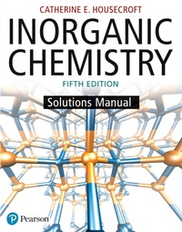 Enlarge image Cover: Student Solutions Manual for Inorganic Chemistry - Pearson Education Limited
