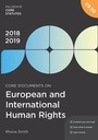 Cover: Core Documents on European and International Human Rights 2018-19 - Red Globe Press