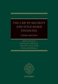 Cover: The Law of Security and Title-Based Financing - OUP eBook