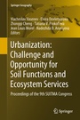 Cover: Urbanization: Challenge and Opportunity for Soil Functions and Ecosystem Services - Springer