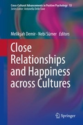 Cover: Close Relationships and Happiness across Cultures - Springer