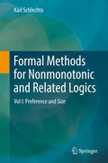 Cover: Formal Methods for Nonmonotonic and Related Logics - Springer