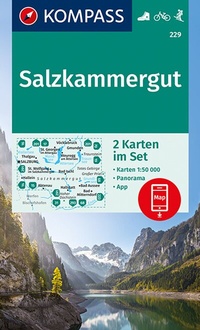 Abbildung von: KOMPASS Wanderkarten-Set 229 Salzkammergut (2 Karten) 1:50.000 - KOMPASS-Karten