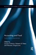 Cover: Accounting and Food - Routledge