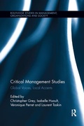 Cover: Critical Management Studies - Routledge