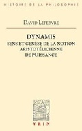 Cover: Dynamis - Librarie Philosophique J. Vrin