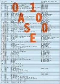 Enlarge image Cover: OASE #100 - The Architecture of the Journal - NAI Publishers