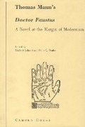 Cover: Thomas Mann's Doctor Faustus - Camden House Inc