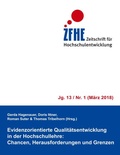 Cover: Evidenzorientierte Qualit&auml;tsentwicklung in der Hochschullehre - BoD - Books on Demand