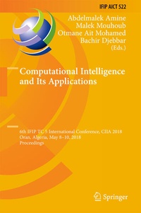 Enlarge image Cover: Computational Intelligence and Its Applications - Springer