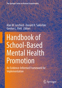 Abbildung von: Handbook of School-Based Mental Health Promotion - Springer
