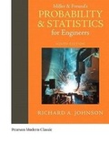 Cover: Miller & Freund's Probability and Statistics for Engineers (Classic Version) - Pearson