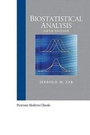 Cover: Biostatistical Analysis (Classic Version) - Pearson