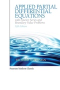 Cover: Applied Partial Differential Equations with Fourier Series and Boundary Value Problems (Classic Version) - Pearson