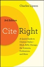 Cover: Cite Right, Third Edition - University of Chicago Press