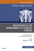 Bild: Innovations in the Management of Foregut Disease, An Issue of Thoracic Surgery Clinics E-Book - Elsevier