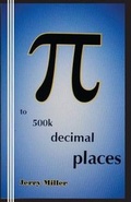 Cover: pi to 500k decimal places - Bandanna Books