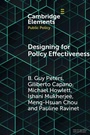 Cover: Designing for Policy Effectiveness - Cambridge University Press