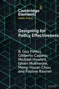 Cover: Designing for Policy Effectiveness - Cambridge University Press