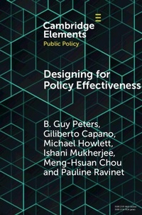 Enlarge image Cover: Designing for Policy Effectiveness - Cambridge University Press