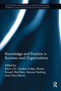 Cover: Knowledge and Practice in Business and Organisations - Routledge
