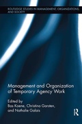 Cover: Management and Organization of Temporary Agency Work - Routledge