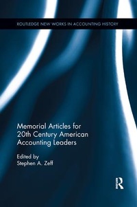 Abbildung von: Memorial Articles for 20th Century American Accounting Leaders - Routledge