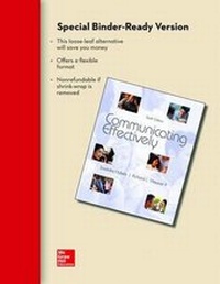 Enlarge image Cover: Communicating Effectively - McGraw-Hill Humanities/Social Sciences/Languages