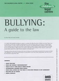 Cover: Bullying - Children's Legal Centre