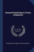 Cover: General Psychology in Terms of Behavior - Sagwan Press