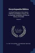 Abbildung von: Encyclopaedia Biblica - Sagwan Press