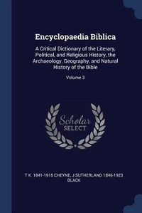 Abbildung von: Encyclopaedia Biblica - Sagwan Press
