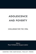 Cover: Adolescence and Poverty - Centre for National Policy