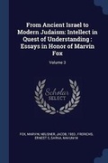 Cover: From Ancient Israel to Modern Judaism - Sagwan Press
