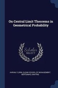 Cover: On Central Limit Theorems in Geometrical Probability - Sagwan Press