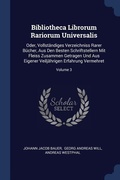 Cover: Bibliotheca Librorum Rariorum Universalis - Sagwan Press
