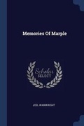 Cover: Memories Of Marple - Sagwan Press