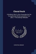 Cover: Choral-buch - Sagwan Press