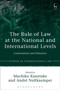 Cover: The Rule of Law at the National and International Levels - Hart Publishing