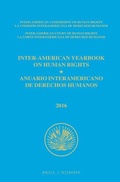 Cover: Inter-American Yearbook on Human Rights / Anuario Interamericano de Derechos Humanos, Volume 32 (2016) (2 VOLUME SET) - Martinus Nijhoff