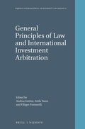 Abbildung von: General Principles of Law and International Investment Arbitration - Martinus Nijhoff