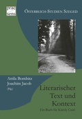 Cover: Literarischer Text und Kontext - Praesens Verlag