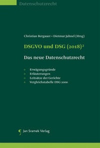 Abbildung von: DSGVO und DSG (2018)² - Jan Sramek Verlag KG