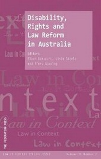 Enlarge image Cover: Disability, Rights and Law Reform in Australia - Federation Press