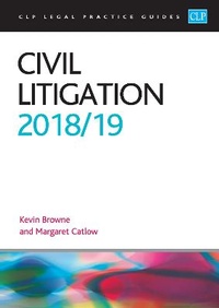 Enlarge image Cover: Civil Litigation 2018/2019 - College of Law Publishing