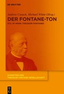 Cover: Der Fontane-Ton - De Gruyter